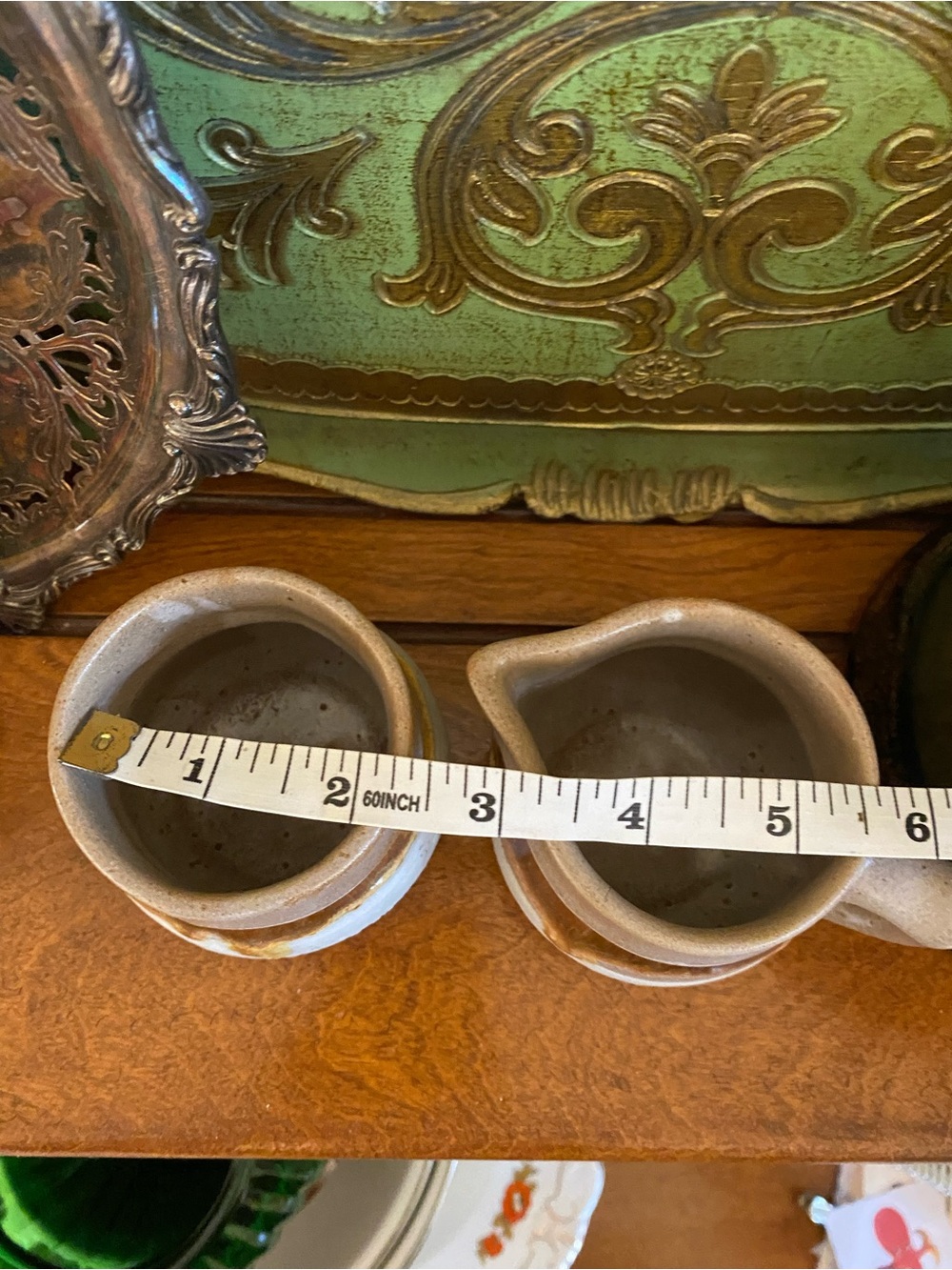 1970s Vintage Laurentian Pottery "Tundra" Creamer and Sugar Bowl - Picture 14 of 14